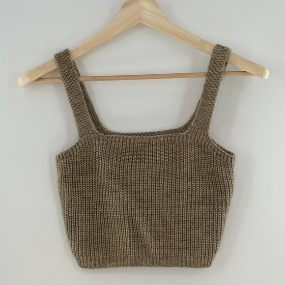 Anthropologie by Anthropologie Twist Front Sweater Set Beige Neutral Size XS - Picture 4 of 16